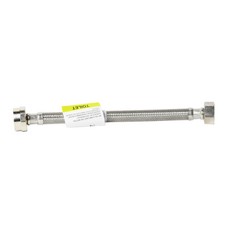 Thrifco 4401470 1/2" FIP x 7/8" Ballcock x 20" Long Stainless Steel Toilet Riser