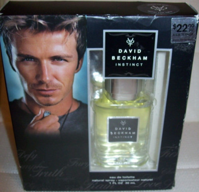 David Beckham ~ INSTINCT ~ Eau de Toilette Natural Spray, 1 fl oz SEXY Man Scent