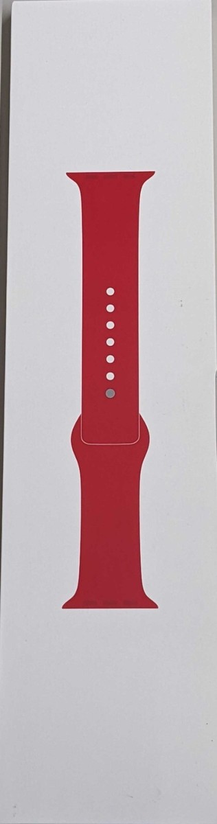 Genuine Apple Watch Sport Band(41mm) Red-M/L(Fits 150–200mm Genuine Apple Watch Sport Band(41mm) Red-M/L(Fits 150–200mm