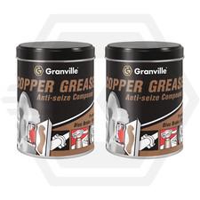 2 x Granville Copper Grease Slip Multi Purpose Anti Seize Assembly Compound 500g