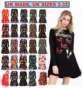 Mini Regali Di Natale.I Regali Di Natale Babbo Natale Renna Pupazzo Di Neve Natale Costume Skater Mini Swing Abito Ebay