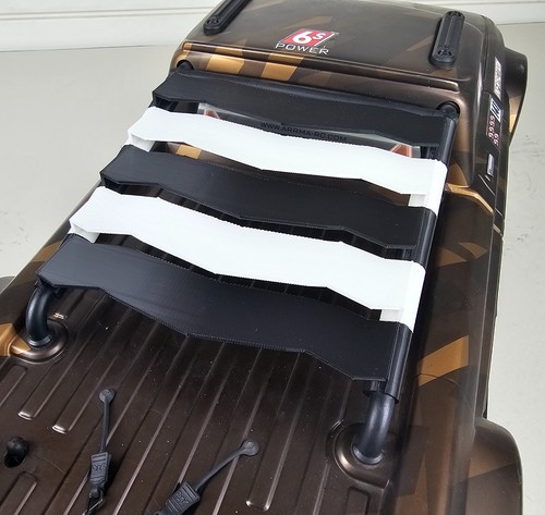 Custom ARRMA Infraction 1/7 Street Bash Truck Louvers - Muscle Car Aesthetic - Picture 34 of 39