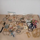 Vintage costume jewelry lot necklace bracelet earrings etc