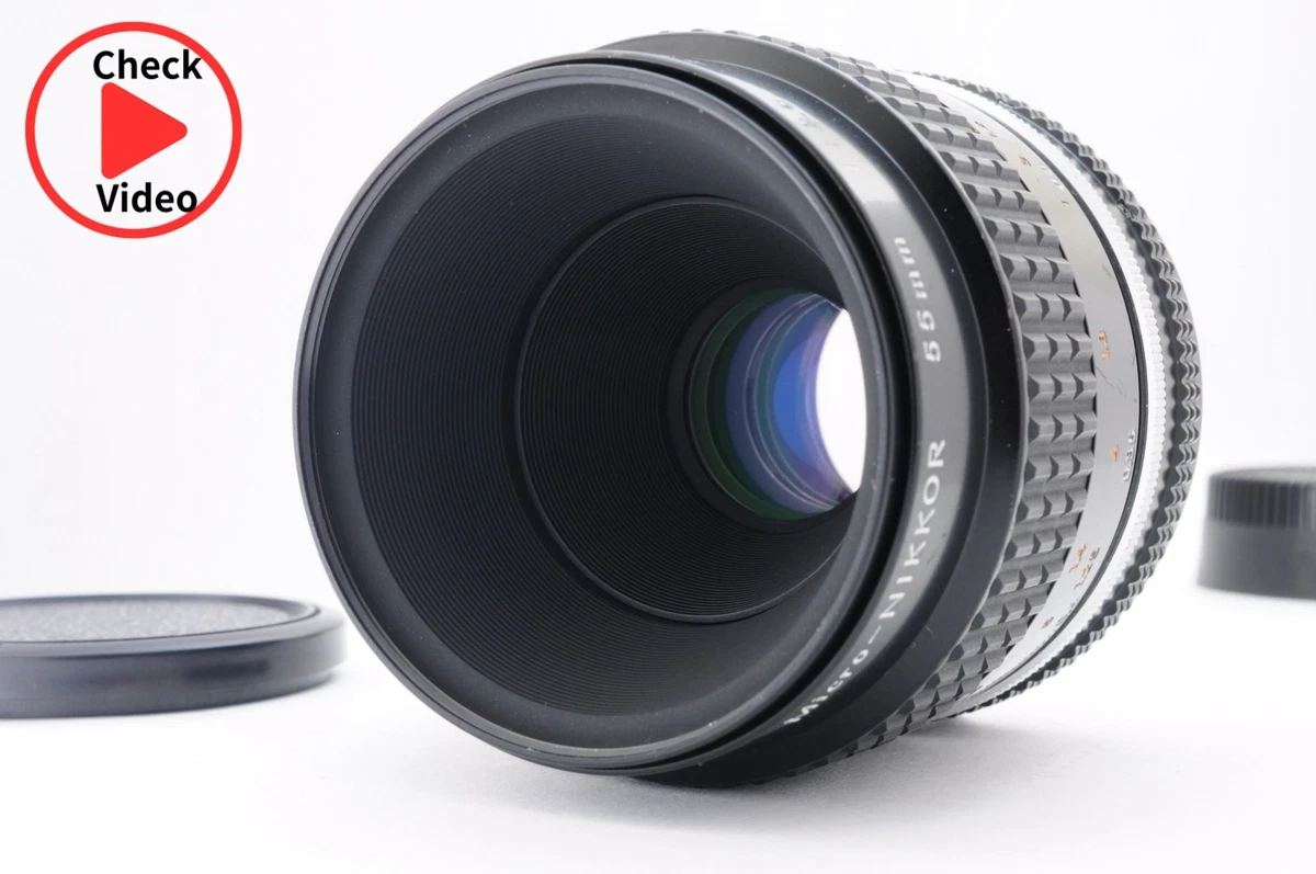 Nikon Micro NIKKOR 55mm Focal Macro/Close Up Camera Lenses for