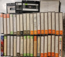 Lot of 40 USED pre-recorded TDK audio cassette tapes SA90 D90 AD-C90