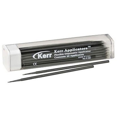 Kerr OptiBond Kerr Applicators, 200/Pk. Disposable, Flexible, Black