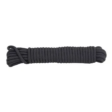 Rothco Heavy Duty General Purpose Thick 50' Utility Rope 3/8"- Black