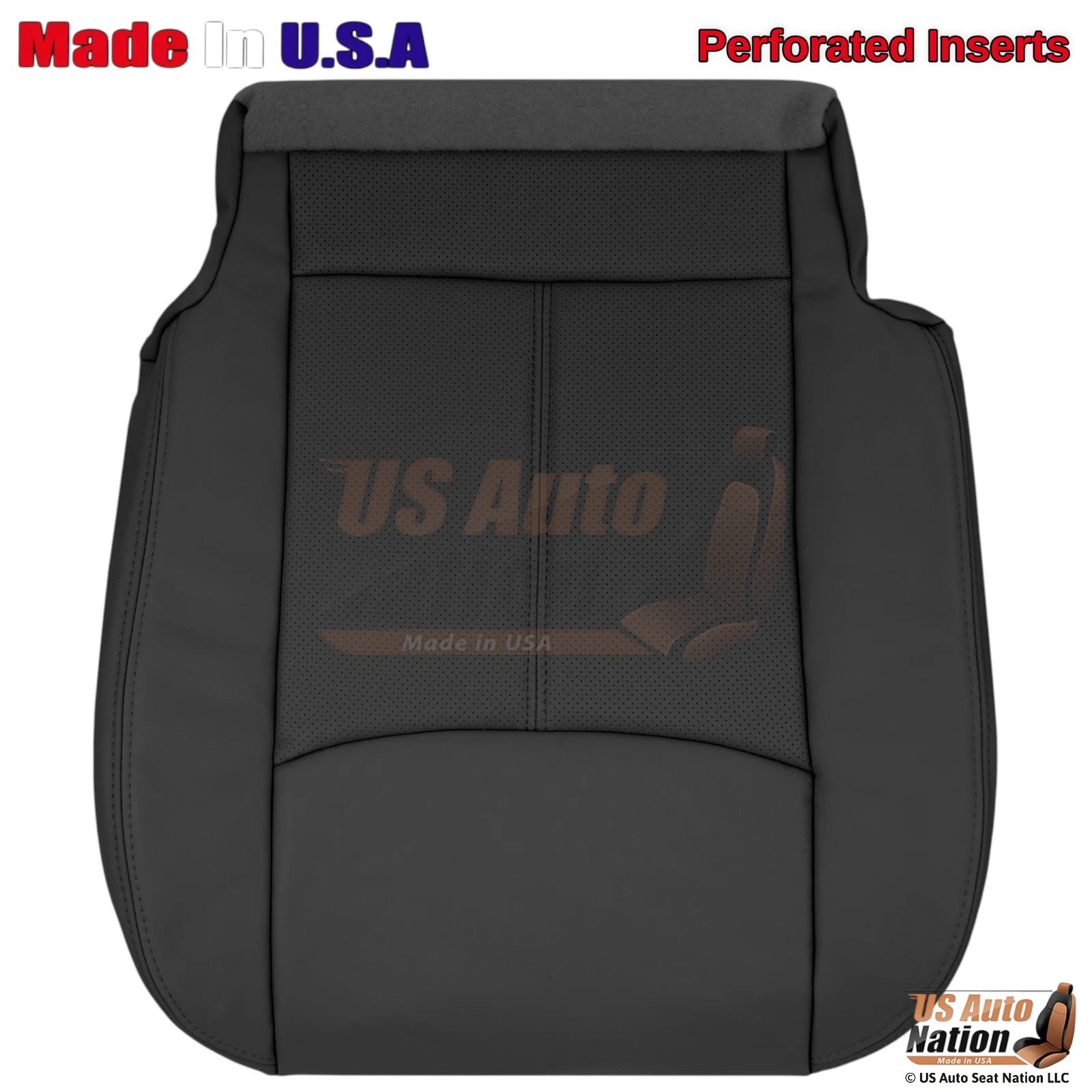 2015 - 2020 For Nissan Pathfinder Driver Bottom Perforated Leather Cover Black