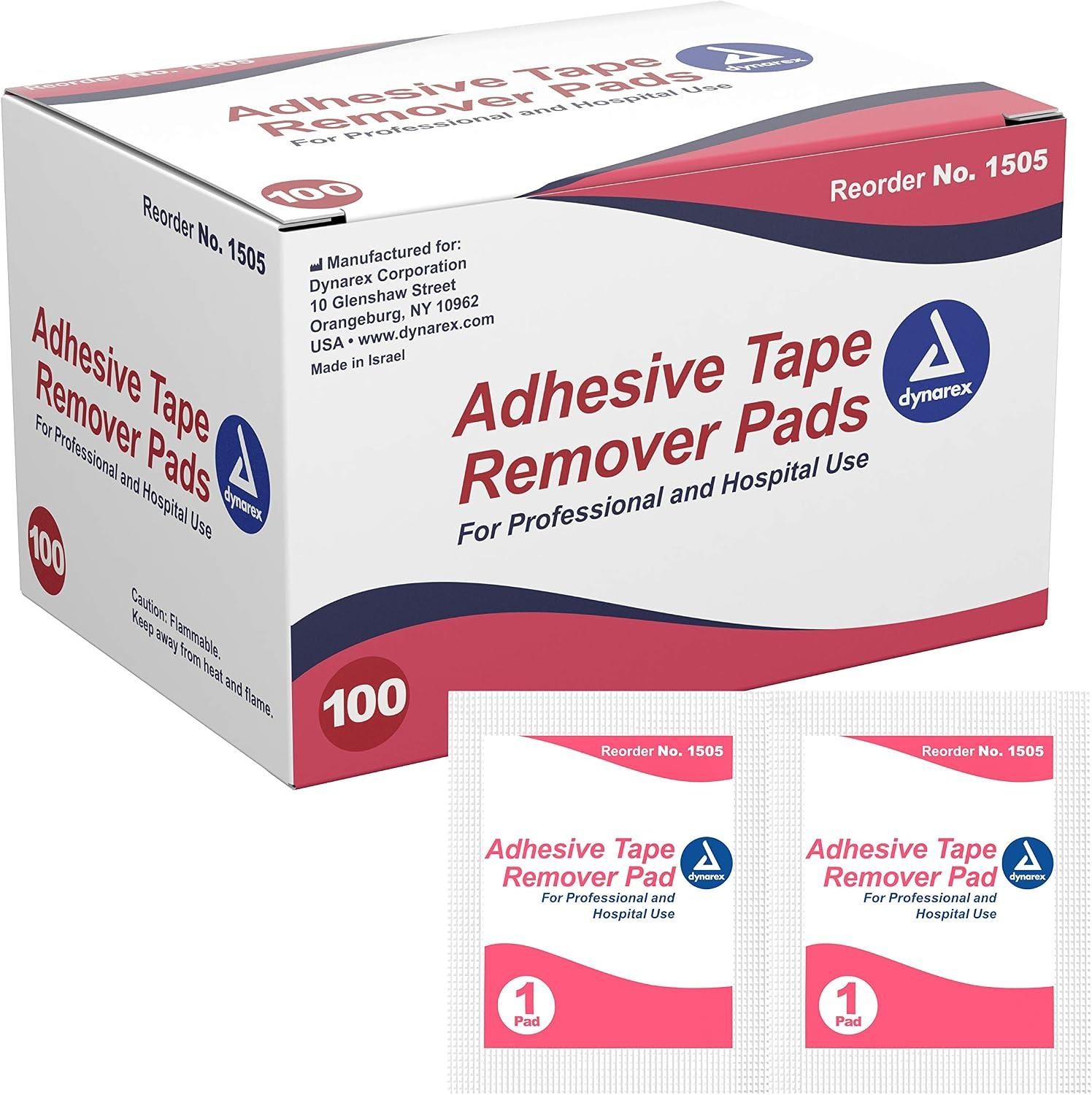 Dynarex Adhesive Tape Remover Pad.