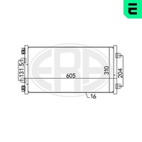 ERA Kondensator Klimaanlage Klimakondensator FüR Fiat Punto Van 1.2 60