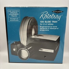 Vintage Sawyer's Rototray 100 Projector Slide Tray for 2" x 2" Slides 6214 NEW