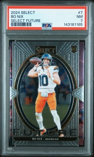 2024 PANINI SELECT  FUTURE #7 BO NIX ROOKIE RC PSA 7