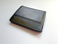 C.C. Filson - Leather Card Wallet - Olive Green - Used