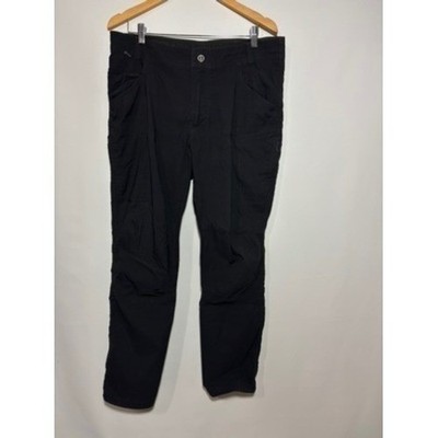 KUHL Men's Black/Gray Cargo Pants Sz 36x29/30 Outdoor Hiking Adventure Gorpcore