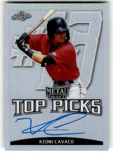 2019 Leaf Metal Draft Keoni Cavaco Top Picks Autographs Silver #/50 #TP-KC1 Auto