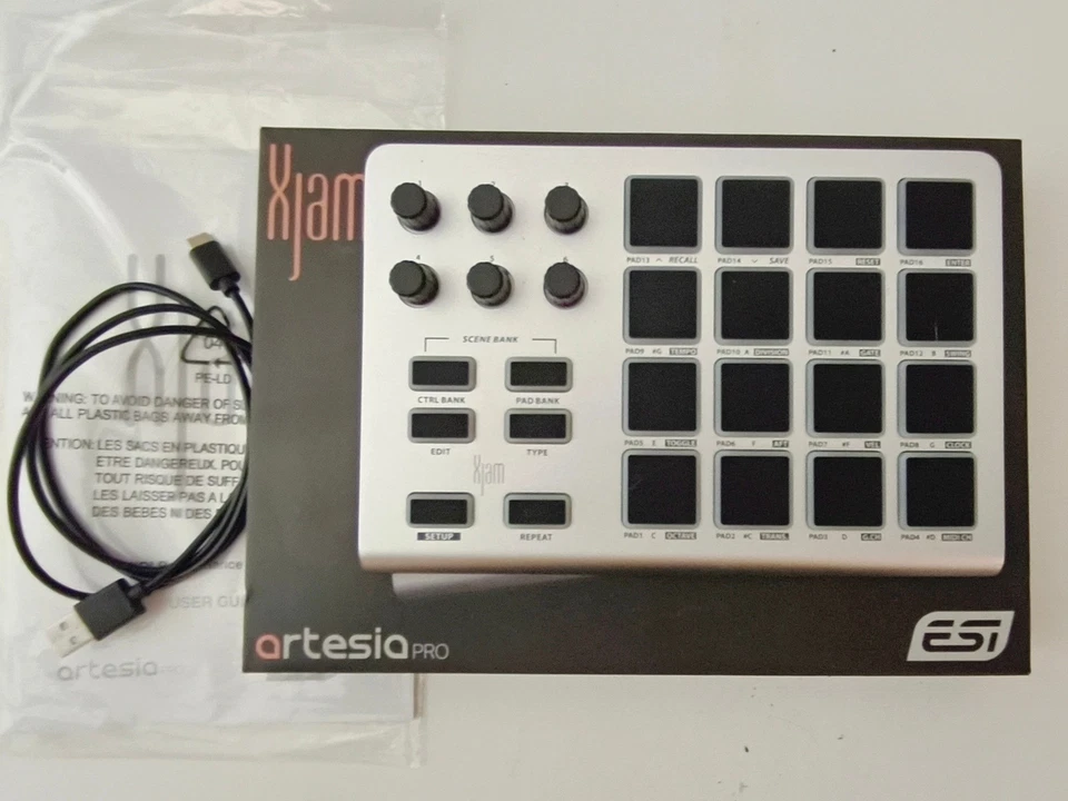 ESI Xjam USB-C Controller inkl. OVP Zustand sehr gut TOP für Fingerdrumming