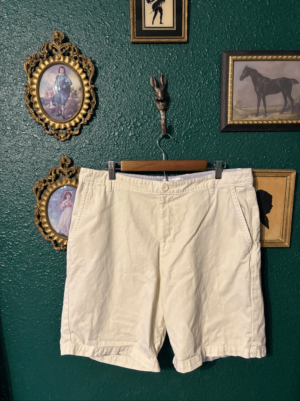 Coastal Cotton Men’s 100% Cotton Light Yellow Shorts Sz 36