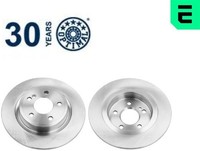 2X Bremsscheibe Optimal BS-9196C 2 Bremsscheiben Hinterachse Hinten
