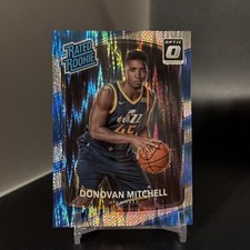 2017-18 Donruss Optic Shock NBA #188 Donovan Mitchell RC Rated Rookie Utah Jazz