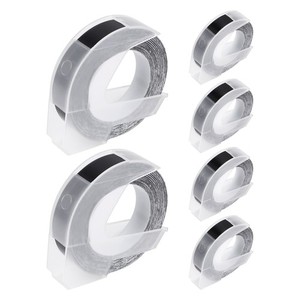 6 Pcs Label Tape Compatible avec Embossing Label tape pour Label8740