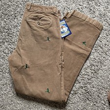 Vineyard Vines Corduroy Pants Mens 30x30 Brown Straight Stretch Goose Duck 318