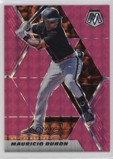 2021 Panini Mosaic Fluorescent Pink Mosaic Prizm /10 Mauricio Dubon #125 nd3