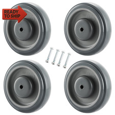 Shopping Cart Wheels Replacement | 4 Pack Shopping Cart Caster, 5-Inch Di