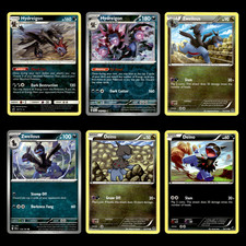 6x Hydreigon Lot 62.0 Sun Moon Crimson Invasion Pokemon Cards Collection Set TCG