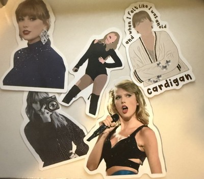Taylor Swift Inspired Stickers -The Eras Tour Water Bottle Stickers Set Of 5