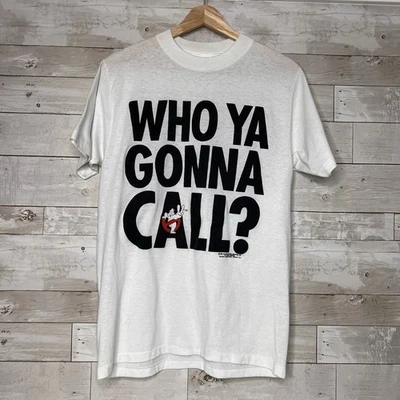 T-shirt Vintage Screen Stars Homme 2XL – Blanc, Imprimé Graphique 1989, Manches Courtes En Coton