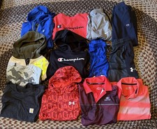 Lot of UNDER ARMOUR NIKE GOLF CHAMPION Boys  M 10/12 Shirts Polo Pants Shorts