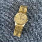 Vintage Seiko SQ Men’s Quartz Watch 6923-7009 Model Day-Date For parts or repair