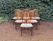 SET OF SIX G PLAN TEAK DINING CHAIRS C. 1960'S