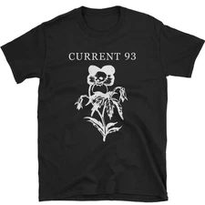 Current 93 band death flower black T-shirt Tee All sizes S to 5Xl 11