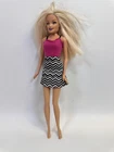 Barbie Doll Mattel Vintage 1999 Blonde Hair Blue Eyes In Cute Little Dress