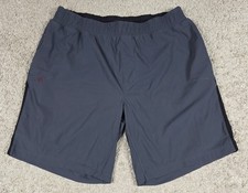 Rhone Versatility Lined Performance Shorts Mens Large Gray Athletic Drawstring