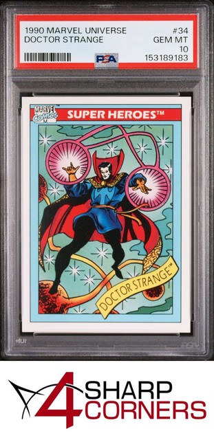 1990 Marvel Universe #34 Doctor Strange PSA 10