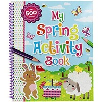 Spring Activity And Colouring Book - Spiral - G245Z