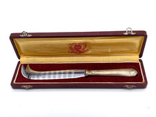 Antik Jugendstil K&auml;semesser France Griff ist echt Silber Box Sammlerst&uuml;ck Art