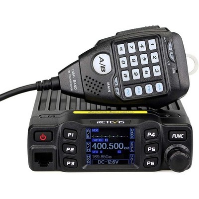 Band 2m 70cm Mobile Ham Radio Transceiver Base Station with Rotatable LCD
