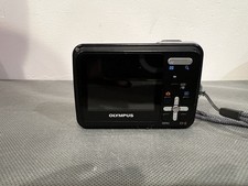 OLYMPUS X-560WP Red 10.0 MP 3X Optical Zoom Waterproof Digital Camera - WORKS