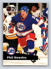 1991-92 Pro Set - Phil Housley #267 Winnipeg Jets Hockey Card