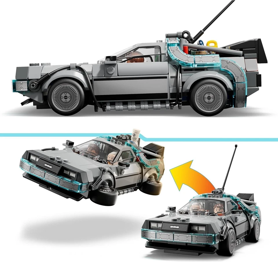 LEGO Speed Champions Time Machine from Back to The Future 77256 Presale - Image 3 of 4