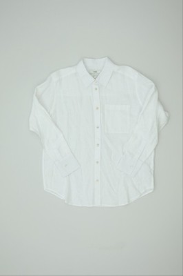 Marks and Spencer Women's Size 8 White Button Chest Pocket Collared Used