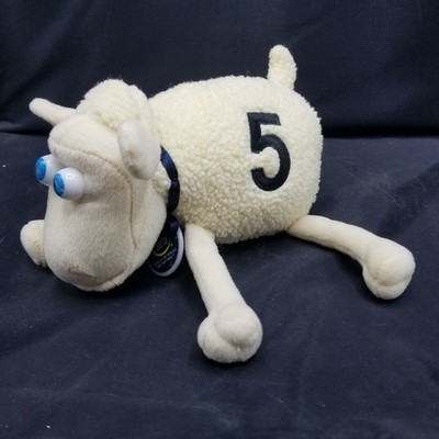Serta zählende Schafe #5 Plüsch Sherpa blaue Augen Band Etikett 7 Zoll 