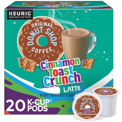Cinnamon Toast Crunch One-Step Latte, Keurig Single Serve K-Cup Pods, 20 Count