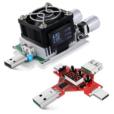 USB Load Tester 35W Adjustable Constant Current Electronic Power Discharge