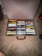 Huge Cassette Tape Collection Lot w/ Case Bon Jovi Elton John Fleetwood Mac