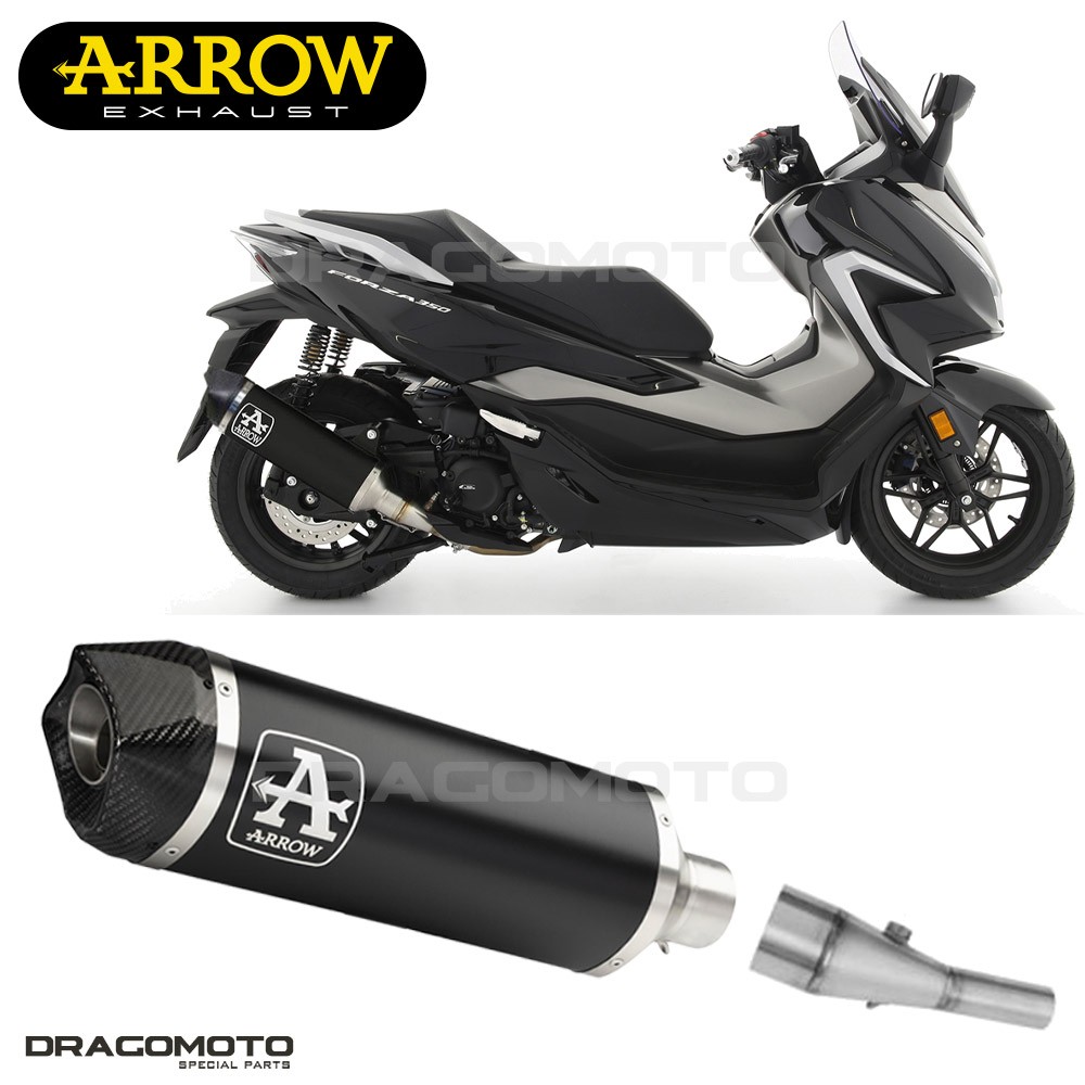Pot d'échappement Arrow Urban Honda Forza 350 résout le manque de reprise moteur