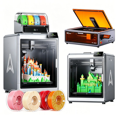 Creality K2 Plus Combo 3D Printer,Falcon A1 Pro 20W Laser Engraver Cutter Option